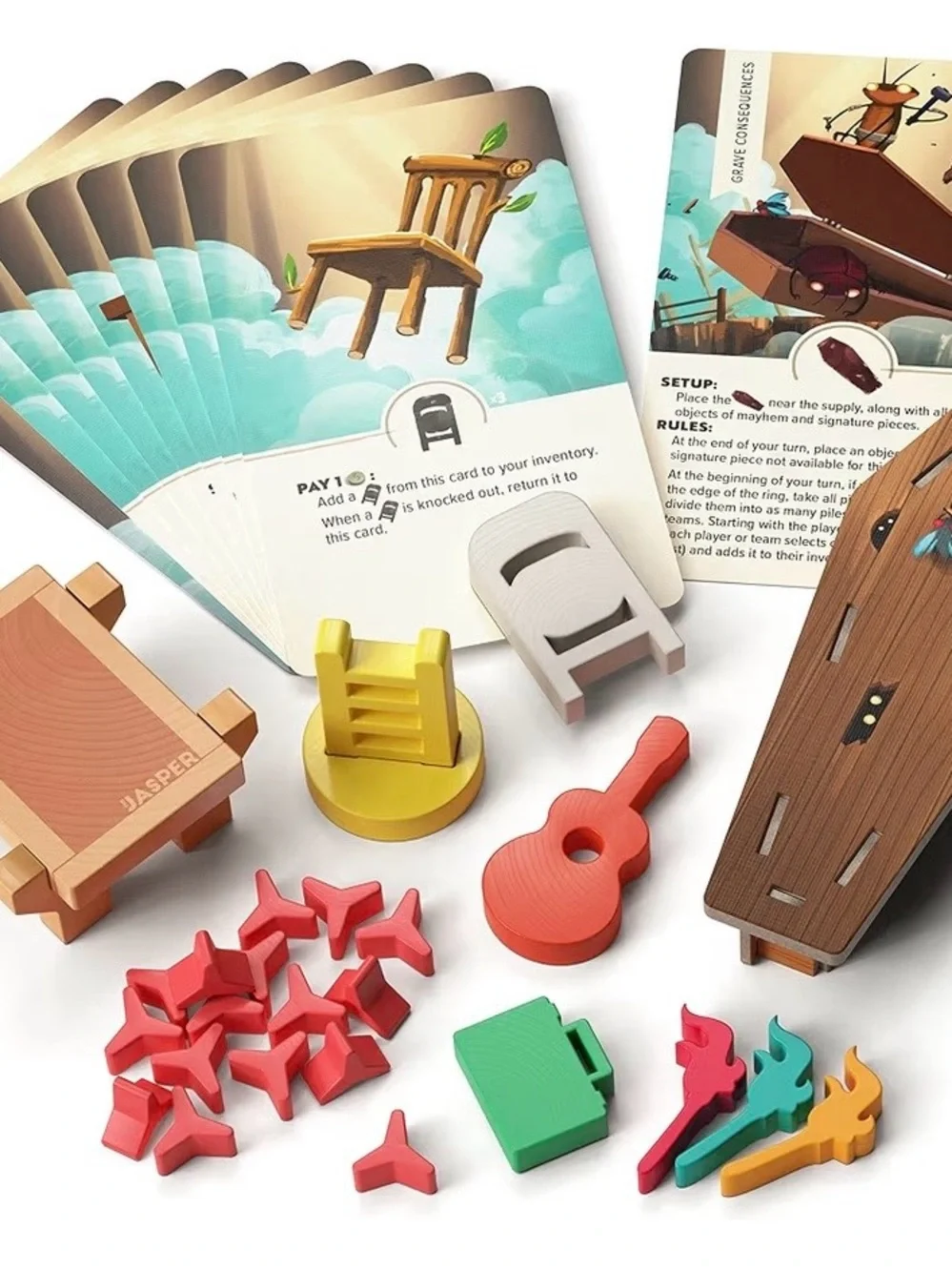 Kabuto Sumo Board Game + Total Mayhem Expansion